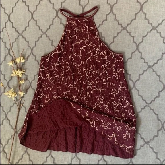 STUNNING RARE Free People Sassy Glam! Sequin Open Back Flying High Mini Dress - Picture 13 of 16